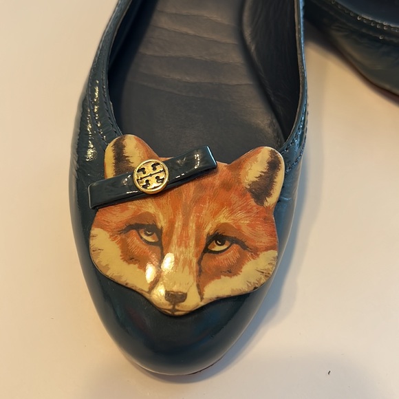 Tory Burch Fox flats 6.5 - Picture 3 of 7